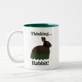 Rabbit Cute Bunny Zweifarbige Tasse