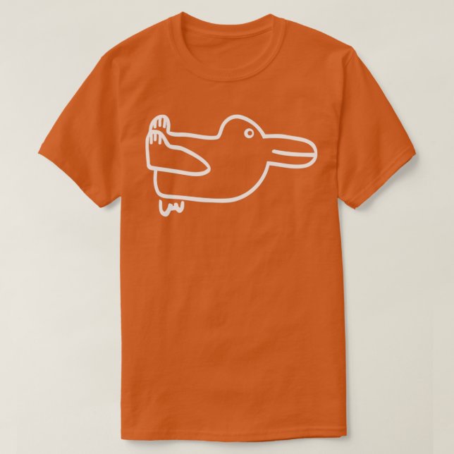 Rabbit Duck Optical Illusion T-Shirt (Design vorne)