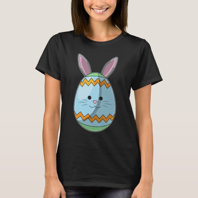Rabbit Easter Easter egg T-Shirt (Vorderseite)