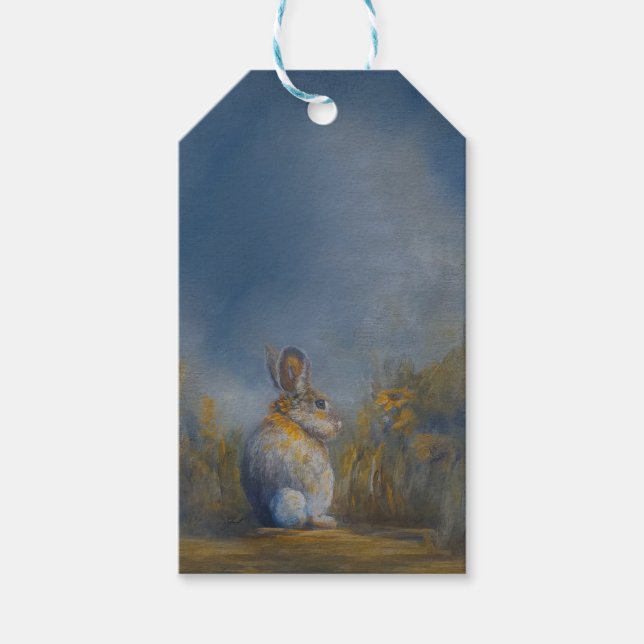 Rabbit Gift Tag Geschenkanhänger (Vorderseite)