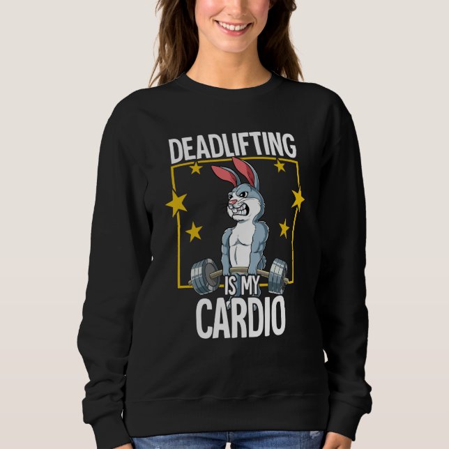 Rabbit Gym Weight Training Deadlift Sweatshirt (Vorderseite)