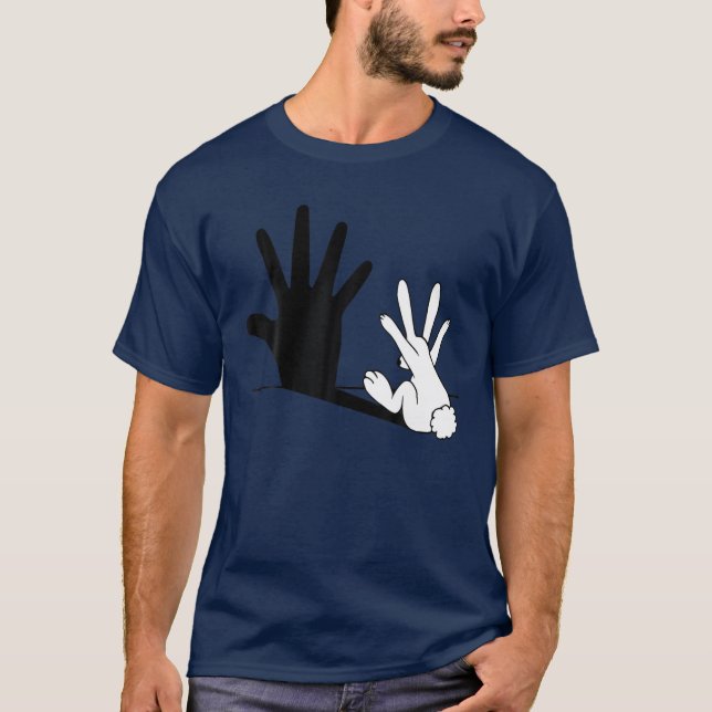 Rabbit Hands Shadows Classic T-Shirt (Vorderseite)