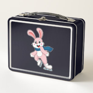 Rabbit Ice Skaten Ice Skate Metall Brotdose