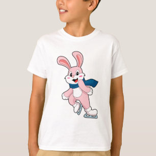 Rabbit Ice Skaten Ice Skate T-Shirt