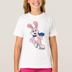 Rabbit Ice Skaten Ice Skate T-Shirt