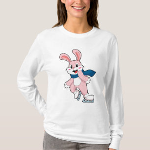 Rabbit Ice Skaten Ice Skate T-Shirt