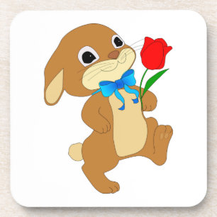 RABBIT IN LIEBE GETRÄNKEUNTERSETZER