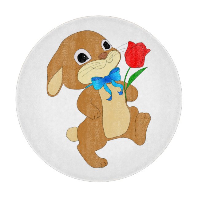 RABBIT IN LIEBE SCHNEIDEBRETT (Vorderseite)