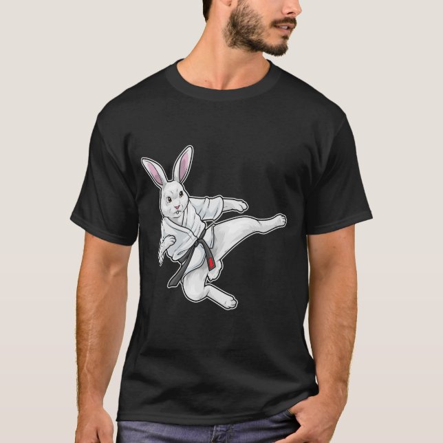 Rabbit Karate Martial arts T-Shirt (Vorderseite)