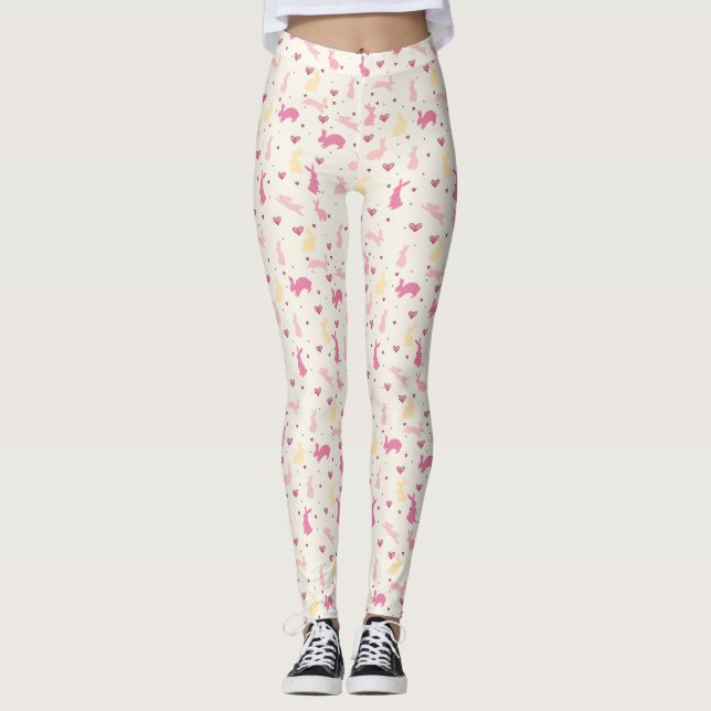 Rabbit Lover Leggings (Vorderseite)