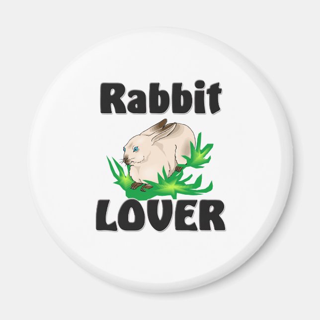 Rabbit Lover Magnet (Vorne)