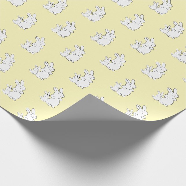 Rabbit Lovers Geschenkpapier (Ecke)
