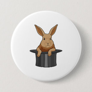 Rabbit Magician Magician Hut Button