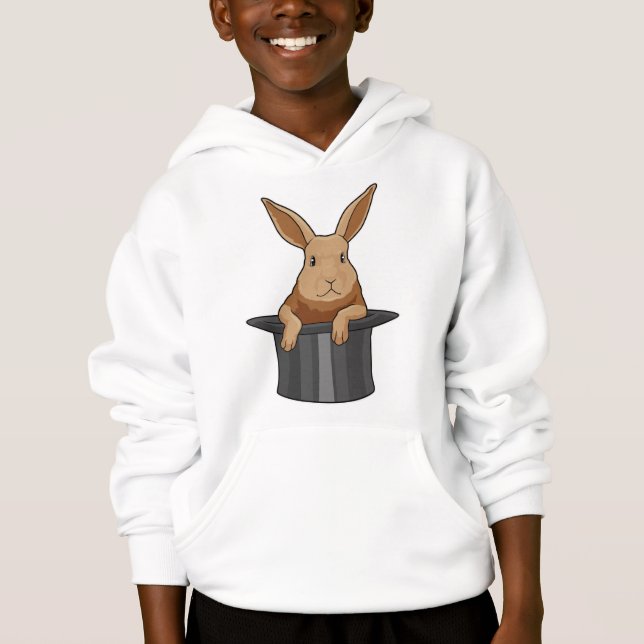 Rabbit Magician Magician Hut Hoodie (Vorderseite)
