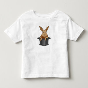 Rabbit Magician Magician Hut Kleinkind T-shirt