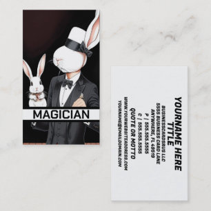 Rabbit Magician Visitenkarte