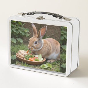 Rabbit Metall Brotdose