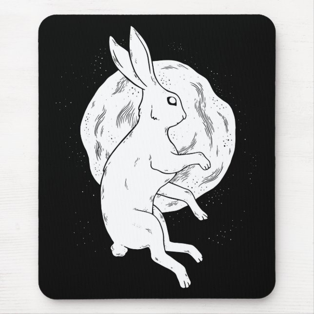 Rabbit Moon Mousepad (Vorne)