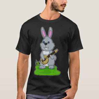 Rabbit Musician Gitarre T-Shirt