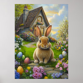 Rabbit Oaster Bunny Poster
