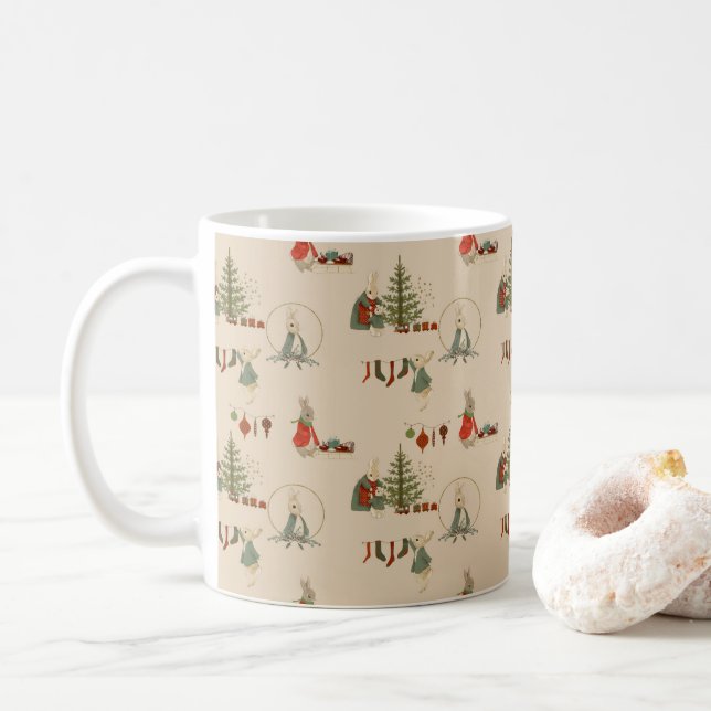 Rabbit Peter Christmas Tasse (Mit Donut)