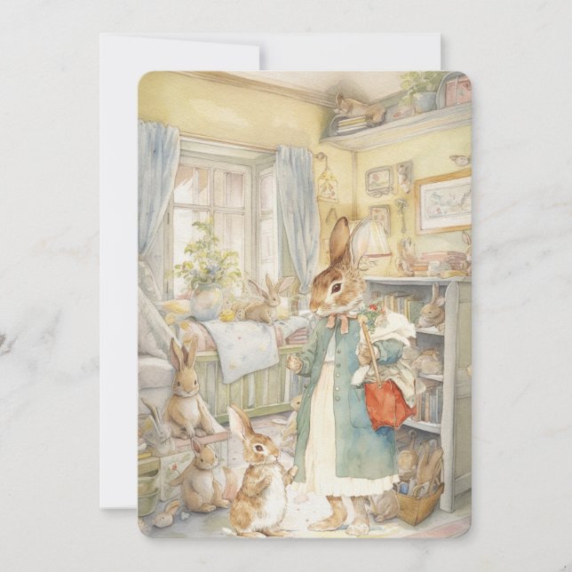 Rabbit Peter Mother`s Day Card Feiertagskarte (Vorderseite)