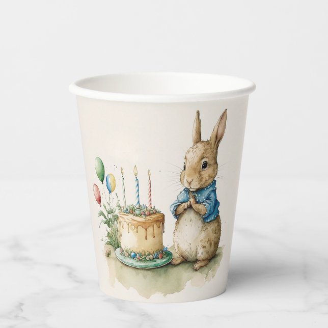 Rabbit Peter Party Paper Cups Pappbecher (Vorderseite)