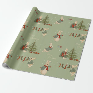 Rabbit Peter Weihnachtswrapping Paper Geschenkpapier
