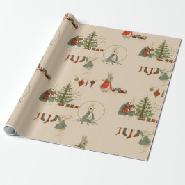 Rabbit Peter Weihnachtswrapping Paper Geschenkpapier