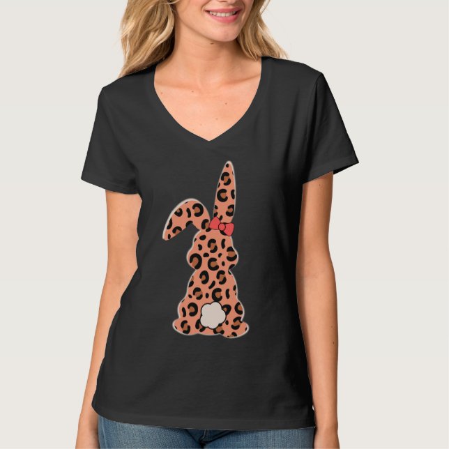 Rabbit Pints Leopard T-Shirt (Vorderseite)