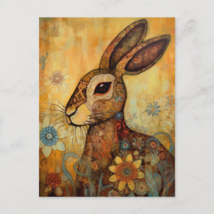 Rabbit Postcard Postkarte