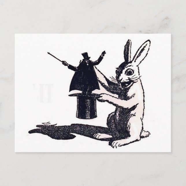 Rabbit-Rache Postkarte (Vorderseite)