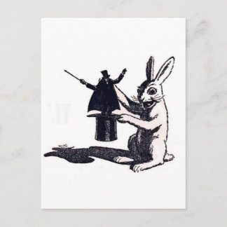 Rabbit-Rache Postkarte