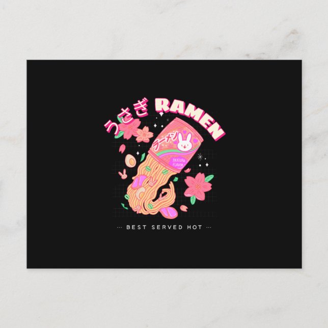 Rabbit Ramen - Beste heiße Freude Postkarte (Vorderseite)