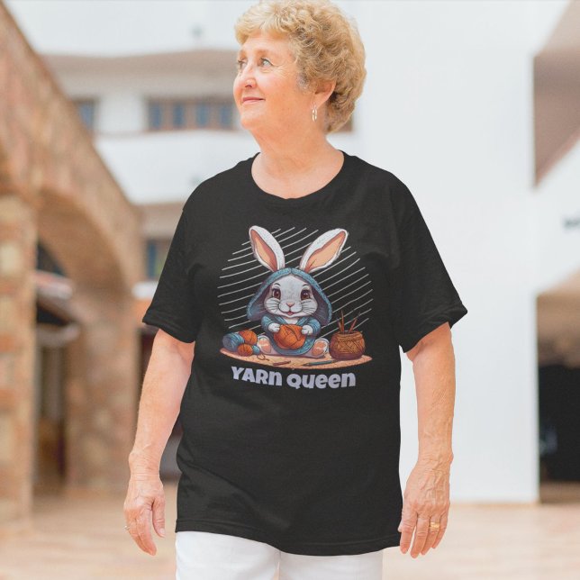 Rabbit Retirement Geschenke für Crocheter Mama Oma T-Shirt (Rabbit Retirement Gifts for Crocheter Mom Grandma)