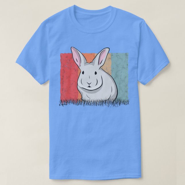 Rabbit Retro Rabbit Vintag Premium  T-Shirt (Design vorne)