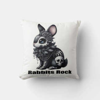Rabbit Rock Kissen