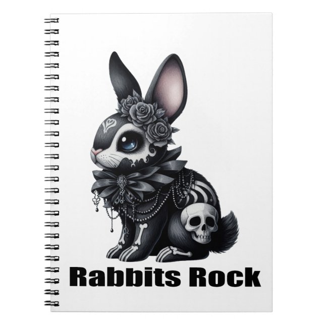 Rabbit Rock Notizblock (Vorderseite)