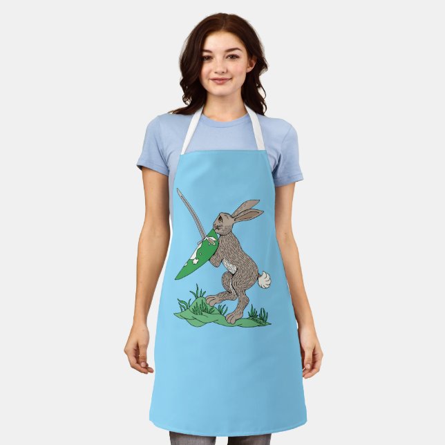 Rabbit Schürze (Getragen)