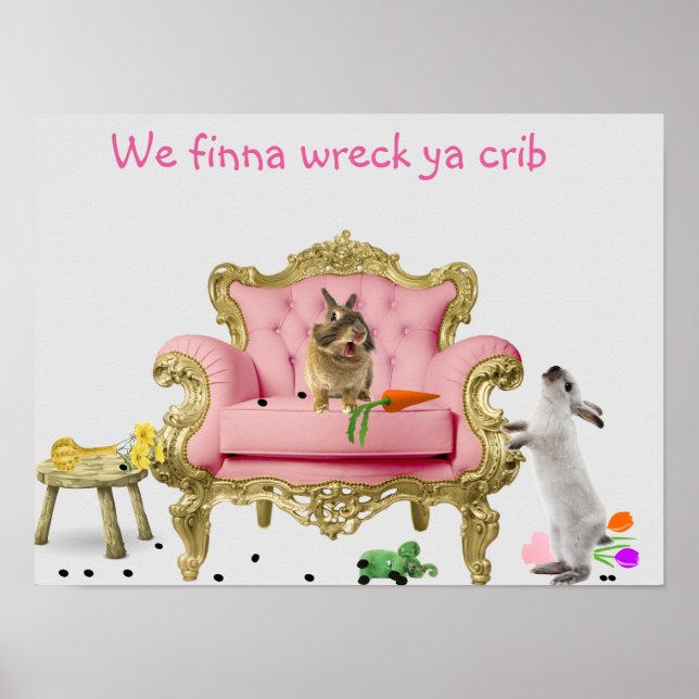 Rabbit Shenanigans Poster (Vorne)