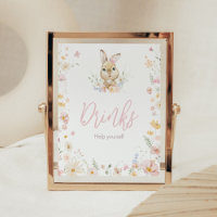 Rabbit Somebunny Baby Shower Drinks