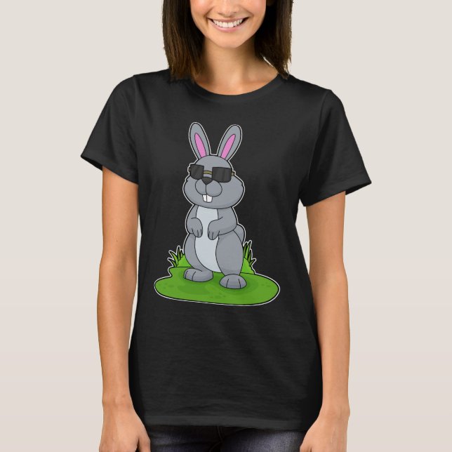 Rabbit-Sonnenbrille T-Shirt (Vorderseite)