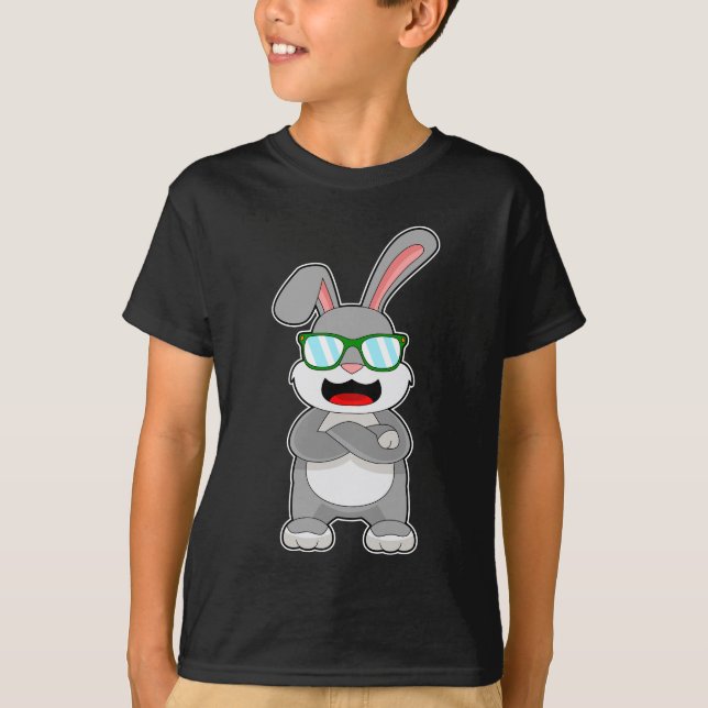 Rabbit-Sonnenbrille T-Shirt (Vorderseite)