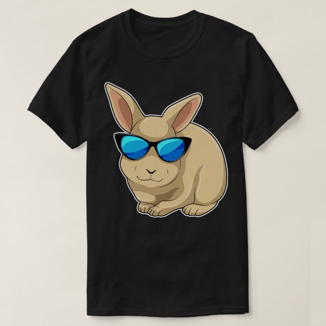 Rabbit-Sonnenbrille T-Shirt (Design vorne)