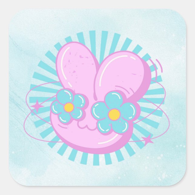 Rabbit Sticker (Vorderseite)