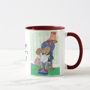 Rabbit Vatertag Tasse
