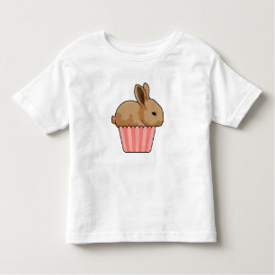 Rabbit with Muffin Kleinkind T-shirt