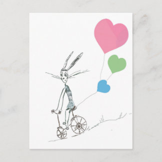 rabbit-with-Valentine-balloons-rides-a-bike.jpg Feiertagspostkarte