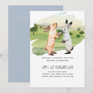 Rabbits Wedple Country Garden