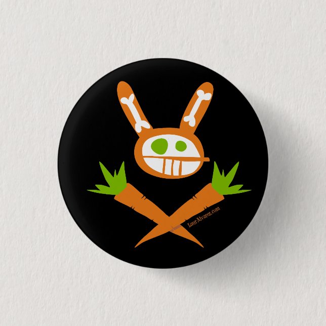 RabbitSkullconWEB Button (Vorderseite)